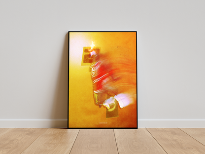 JORDAN FRAMED POSTER